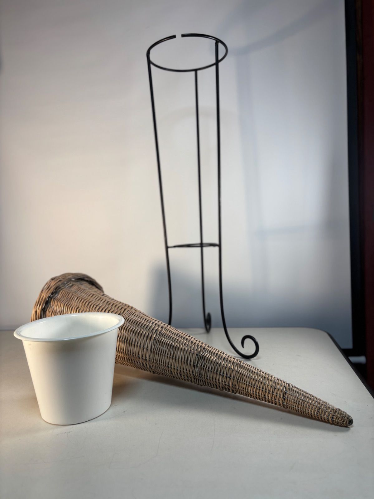 フラワーバスケットスタンド フラワーアレンジメント YUZUMIYA_COM