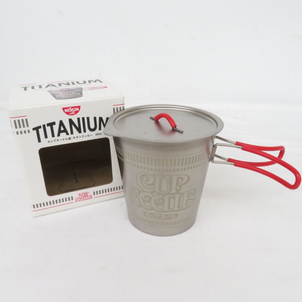 peak NISSIN カップヌードル型 チタンクッカー 800mL カップヌードル