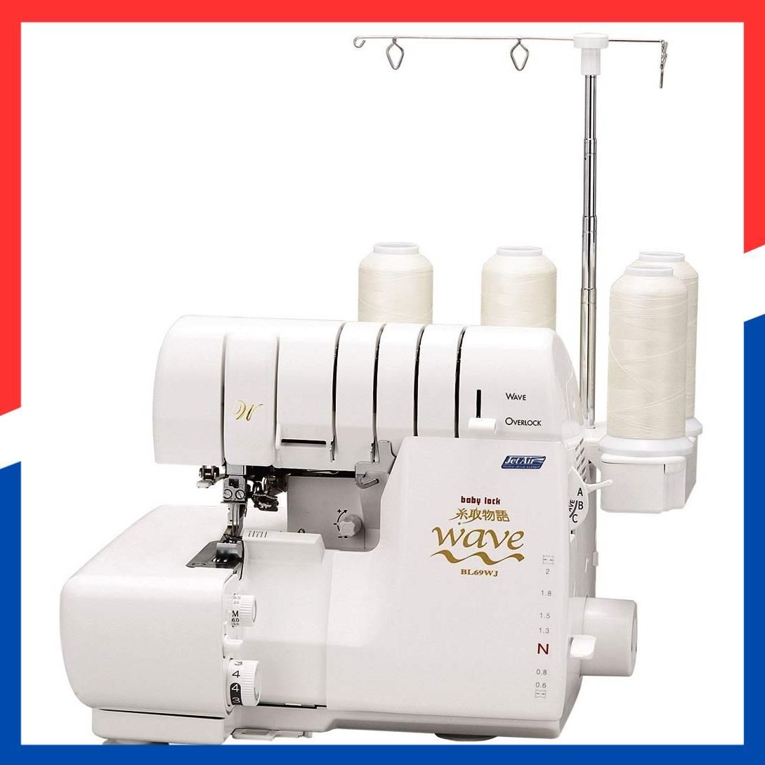 ジューキ (JUKI) ２本針４本糸ウェーブロックミシン ベビ?ロックミシンbaby-lock （ジューキ） 糸取物語 ＢＬ-６９ＷＪ ジューキ (JUKI) ２本針４本糸ウェーブロックミシン ベビ?ロックミシン