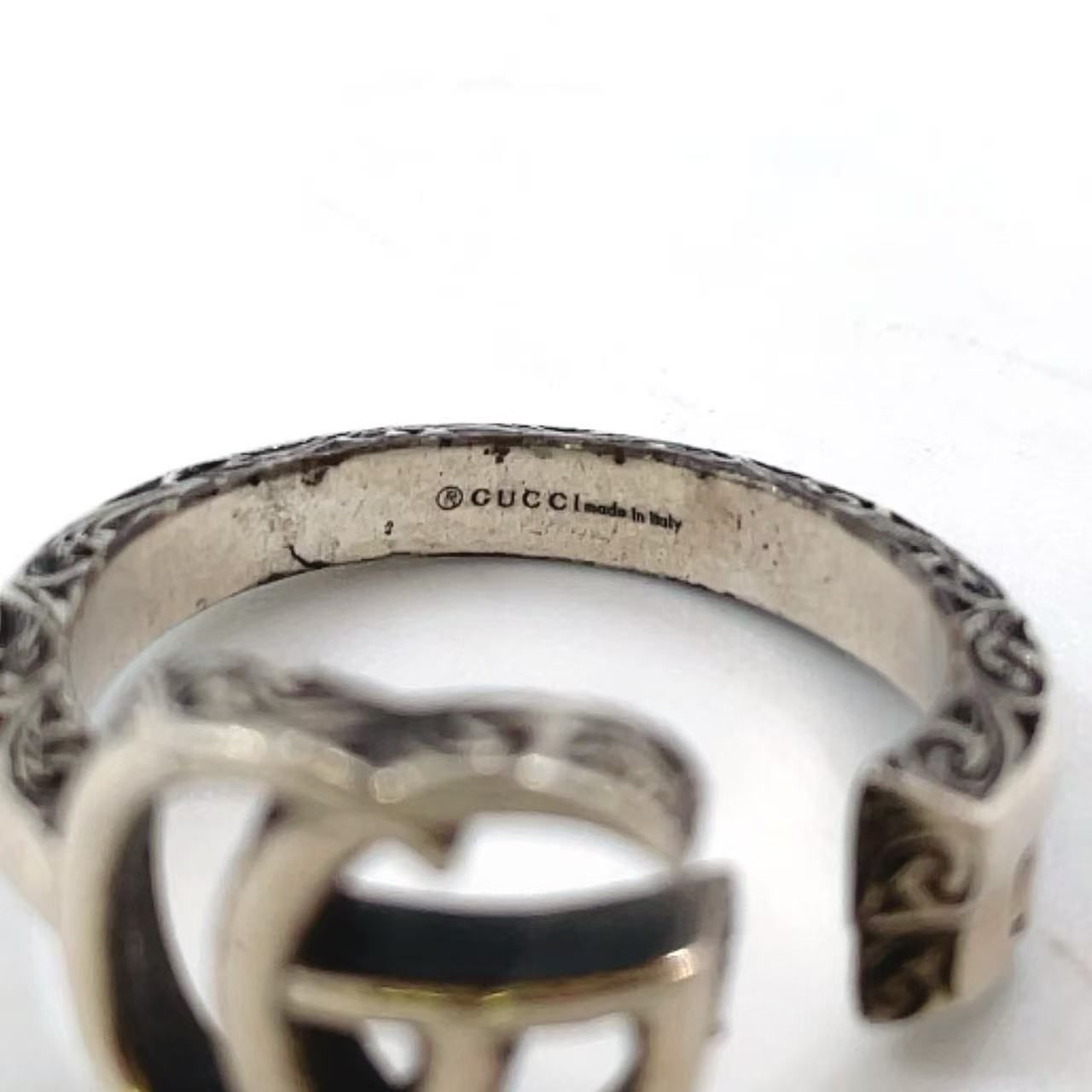 GUCCI ダブルG キーモチーフ AG925 シルバー 指輪