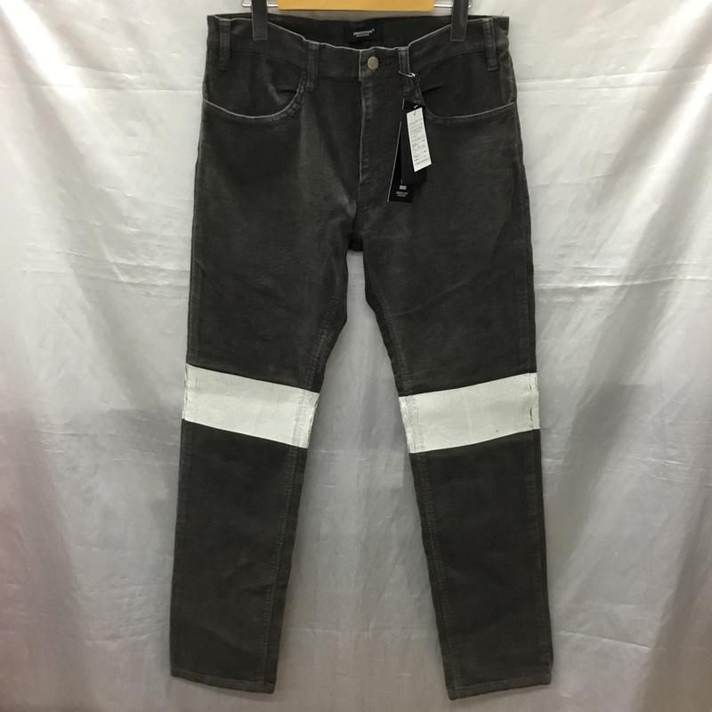 UNDERCOVER アンダーカバー パンツ デニム、ジーンズ uc2c4501-2 ストレッチコーデュロイラインペイントスリムパンツ ジーンズ