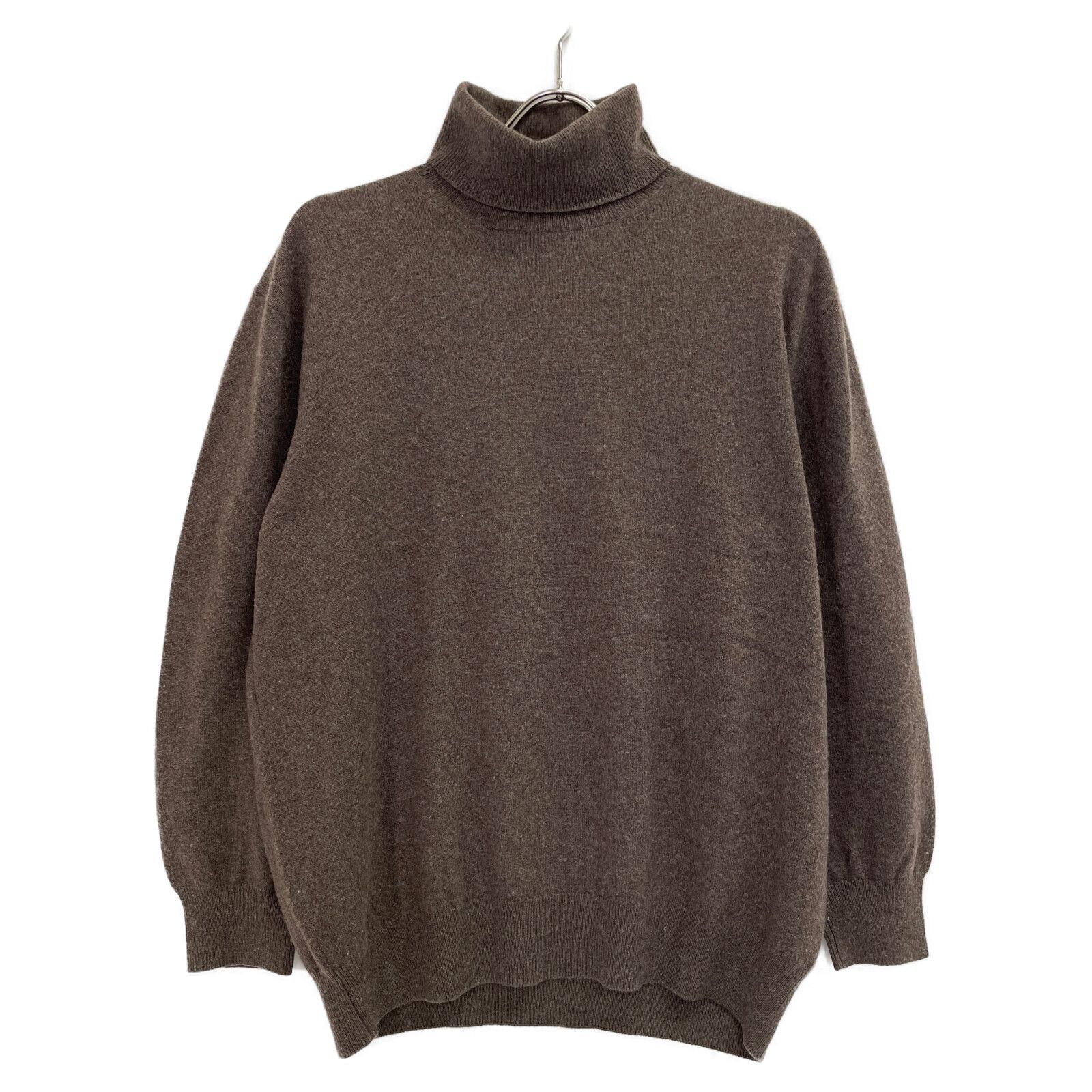 Loro Piana ロロピアーナ ブラウン ベビーカシミヤ タートルネックプルオーバーニット 52 Loro Piana ロロピアーナ ブラウン ベビーカシミヤ タートルネックプルオーバーニット 52