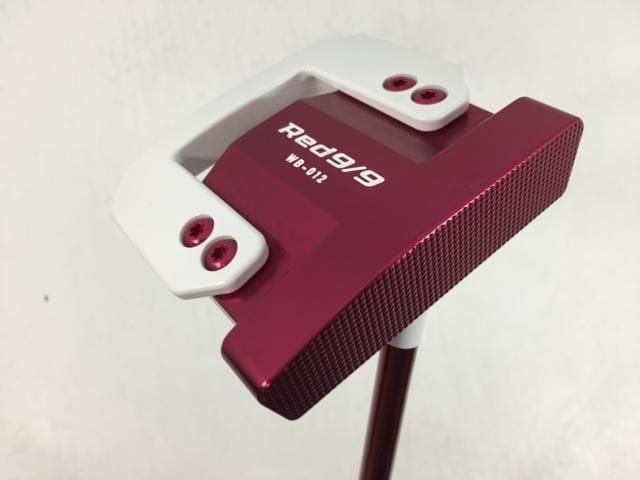 返品OK 【中古ゴルフクラブ】キャスコ Red 9/9 ホワイトバック WB-012 パター 2021 オリジナルカーボン パター