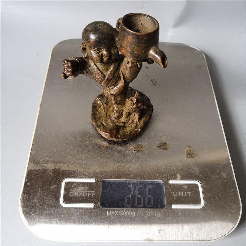 銅器 小坊主 倒流香炉 香挿 香託 茶道具 工芸品 美術品 置物