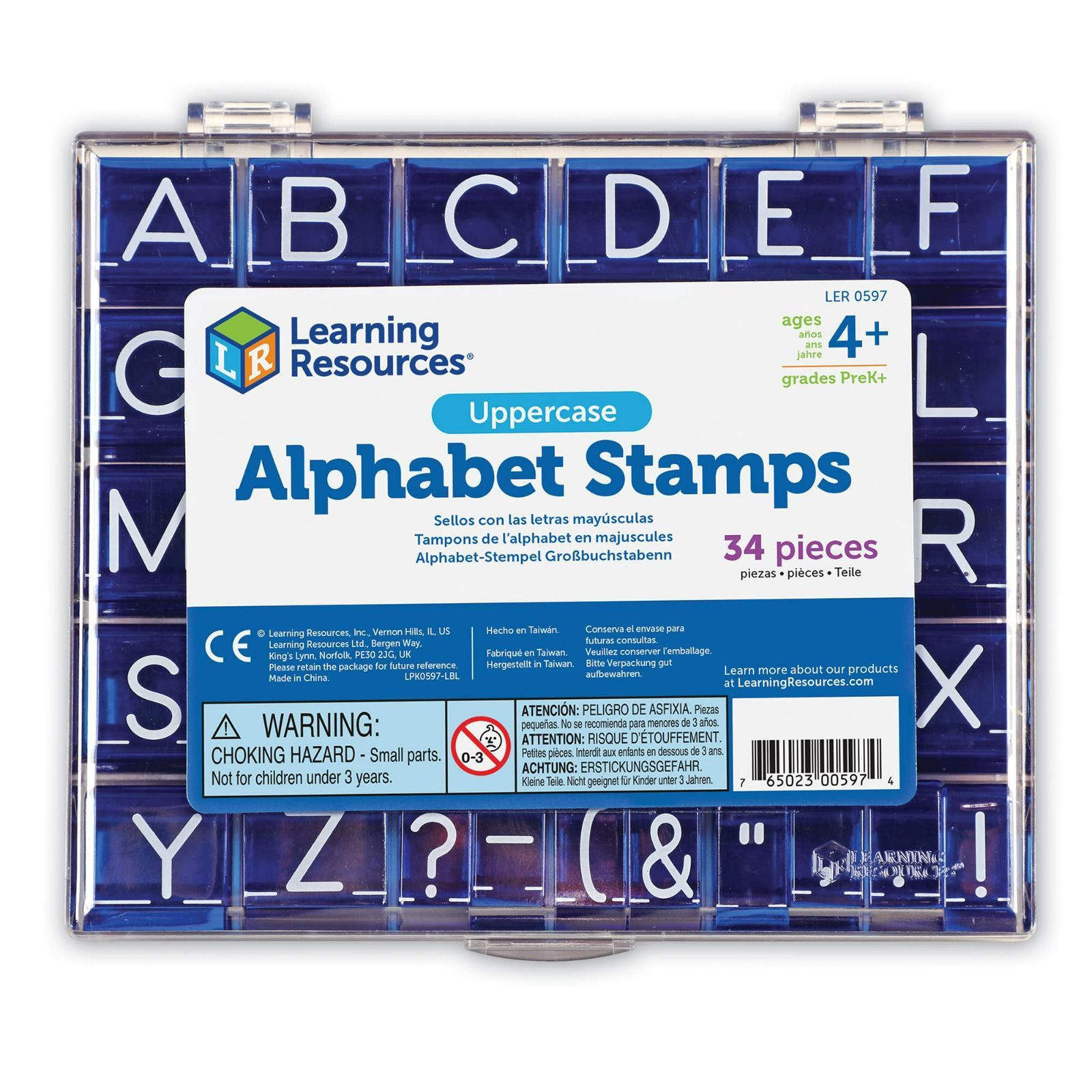 【在庫処分】リソーシズ(Learning Resources) アルファベットスタンプ ラーニング 大文字 LER0597 正規品