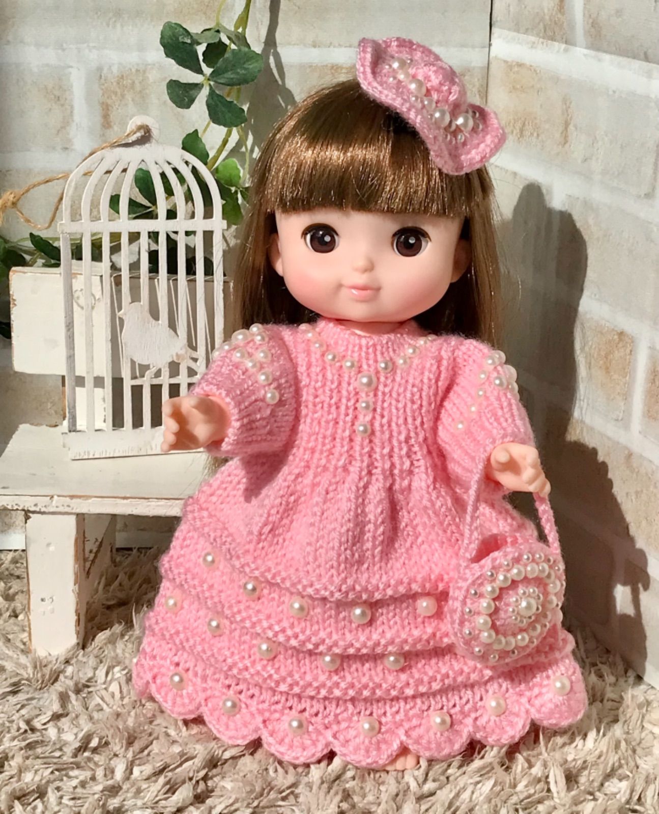 ソランちゃん　メルちゃん　クラシカルドレスセット　専用 メルちゃん服 ソランちゃん服 プリンセスドレス 可愛い2点セット