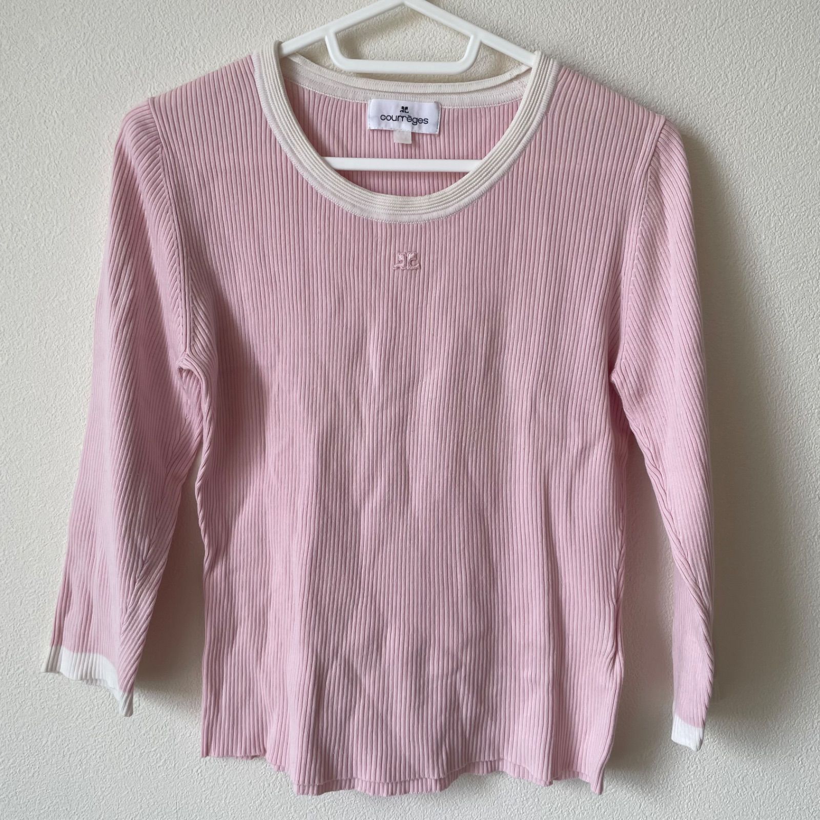 courreges　ワンピース　ニット上着 courreges(クレージュ) ボーダーニットワンピースECFEG-01280