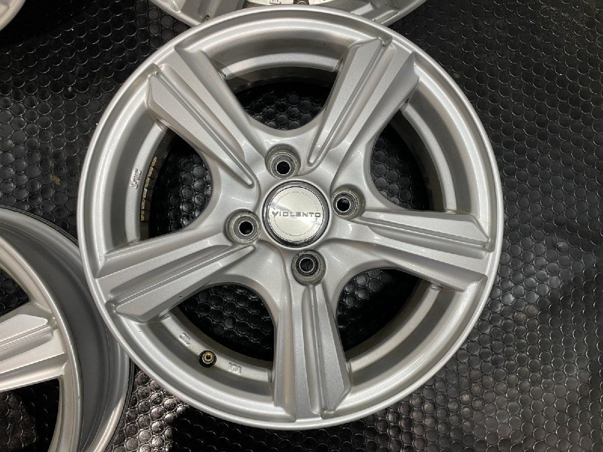 【超特価SALE開催中！】 DUNLOP VIOLENTO ヴィオレント 14インチ 4本 5J4HPCD100 39 ルーミー トール ブーン タンク パッソ等 MHE216