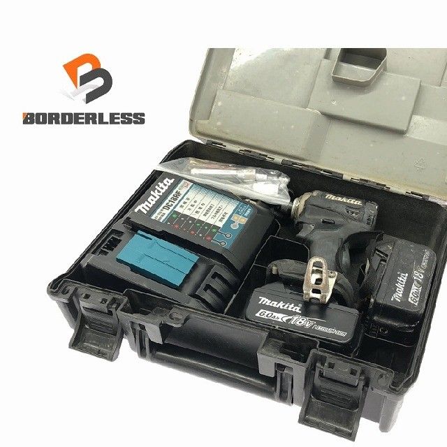 品 おまけ付♪ マキタ 18V 充電式インパクトドライバ TD171DRGXB 黒|ブラック バッテリ2個 充電器 ケース付 コメント必読 116156