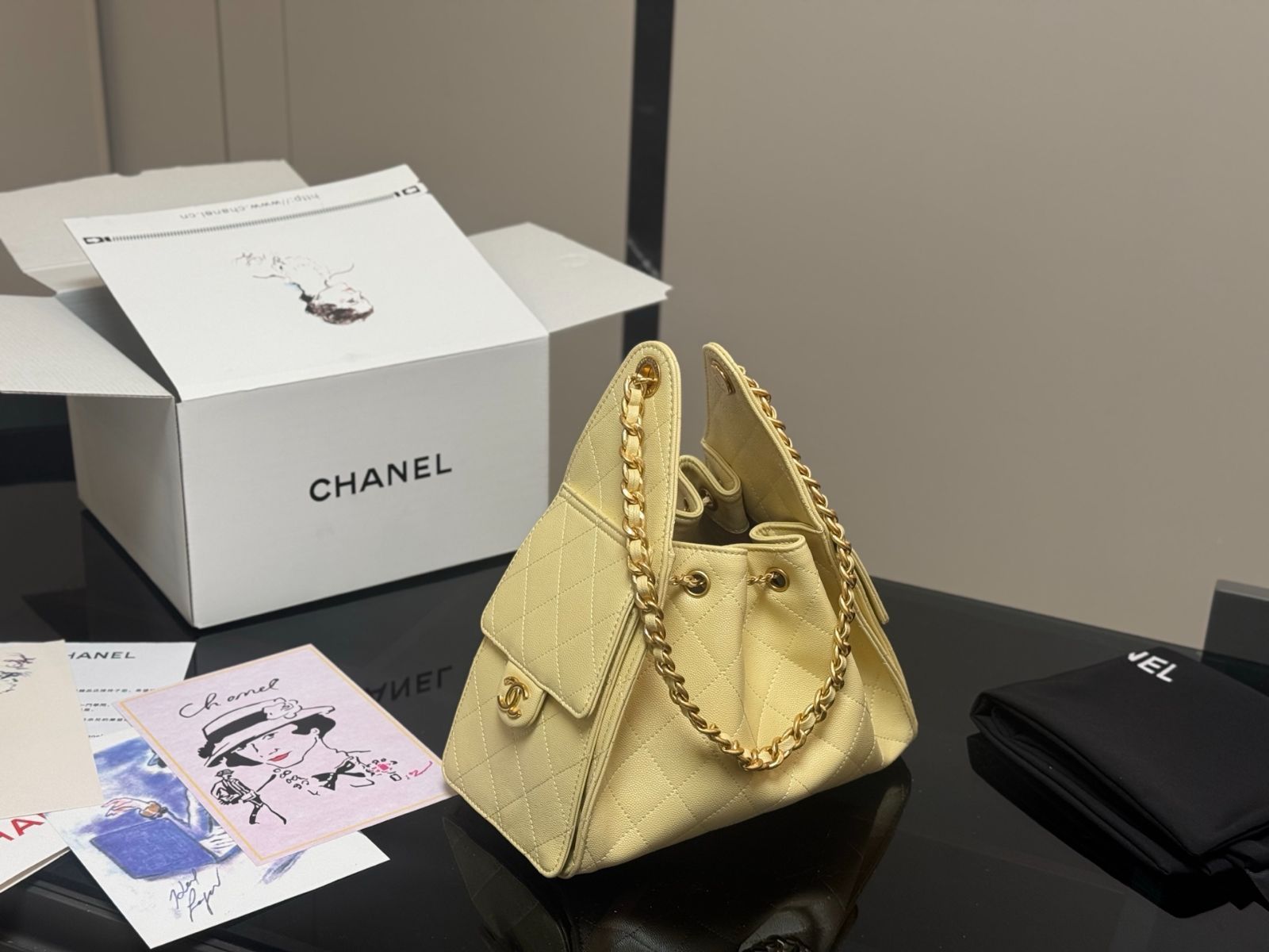 【品良く映える♡】CHANEL キャビア ミニバッグ 25SS シャネル シャネル25 スモール キャビアスキン チェーン