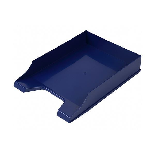 まとめ 伊藤忠リーテイルリンク レタートレーA4タテ ブルー QTBU638 1個 ×15セット