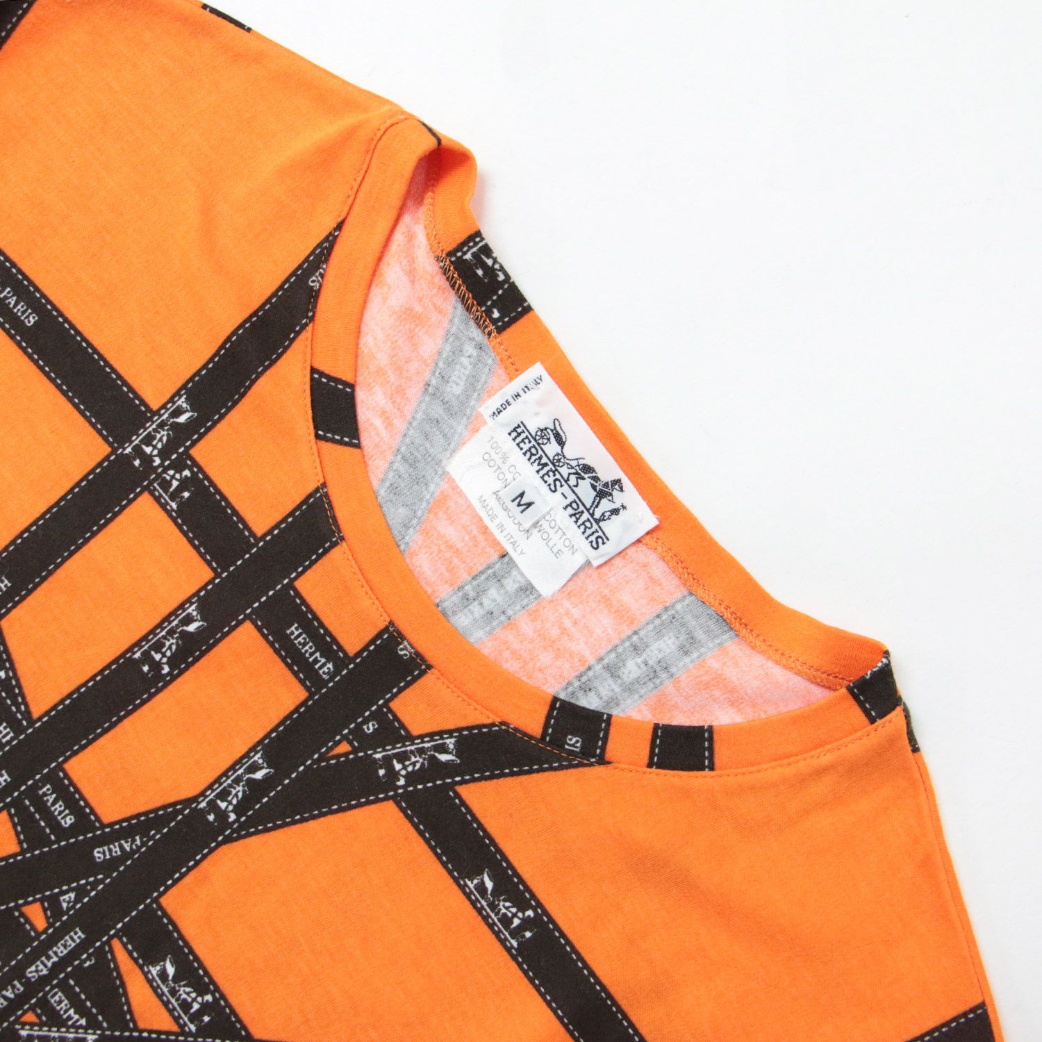 HERMES エルメス コットン 綿 カットソー Tシャツ プルオーバー 