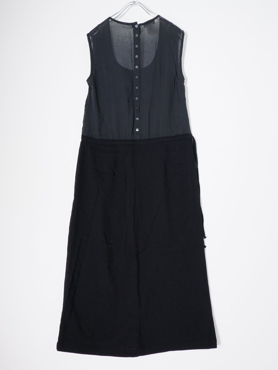 dries van noten 22ss ワンピース　ノースリーブワンピース DRIES VAN NOTENドリスヴァンノッテン ライカ期 コットン切替