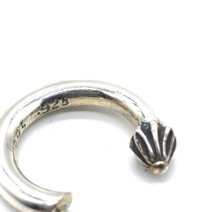 クロムハーツ HOOP PLAIN/プレーンフープ シルバーピアス メンズ