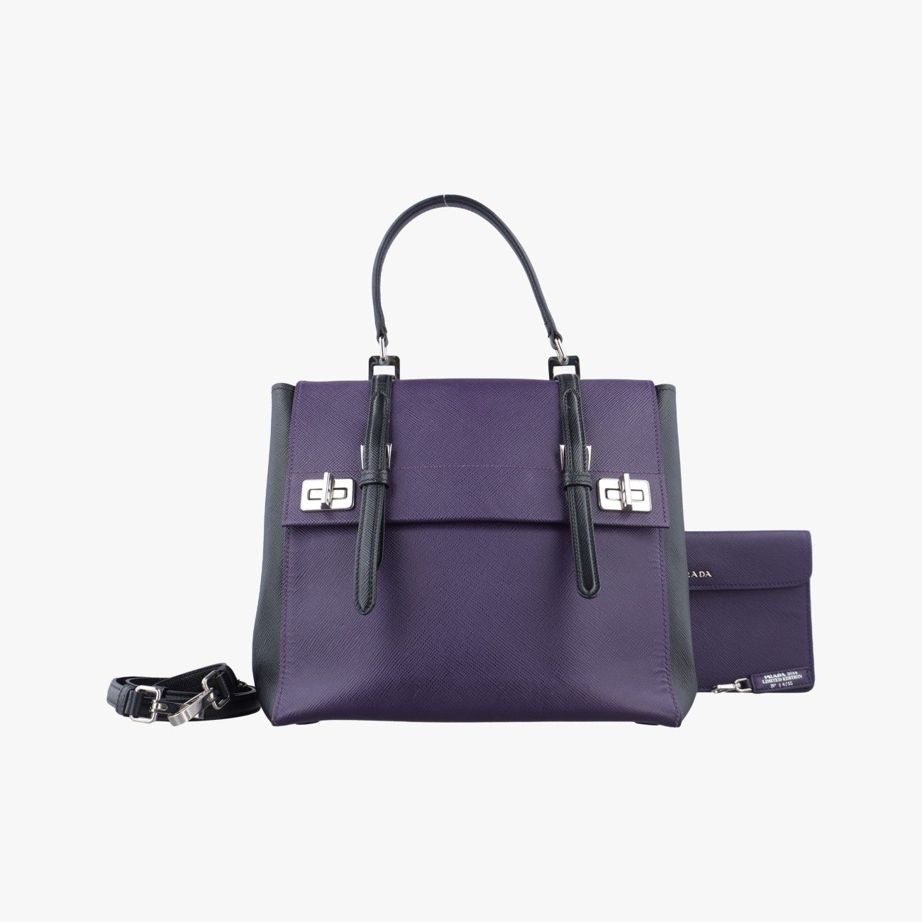 PRADA フェザートリミング ウールミディスカート ブラック 人気 PRADA フェザートリミング ウールミディスカート ブラック ボトムス