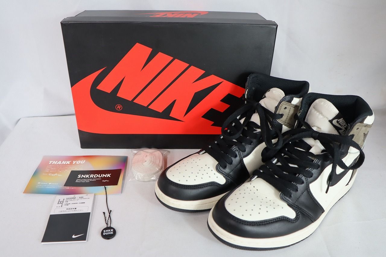 ◇NIKE Air Jordan 1 High OG Sail Dark Mocha Black エア