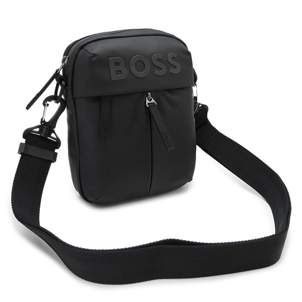 e*o様 新作　Hugo Boss ショルダーバッグ　ブラック　ボス　大谷翔平愛 大谷翔平愛用ブランド BOSS ボス ショルダーバッグ ブラック
