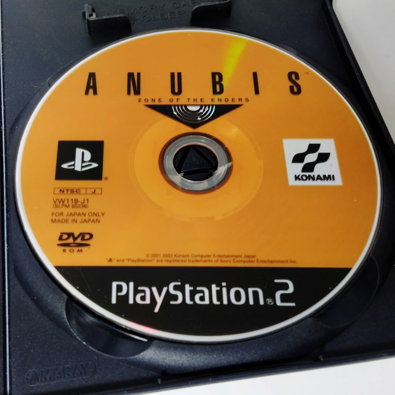 PS2ソフト 「ANUBIS ZONE OF THE ENDERS」 [VW119-J1] KONAMI コナミ