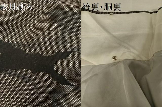 平和屋着物○本場大島紬 150亀甲 雲文 正絹 逸品 未使用 AABA2651np