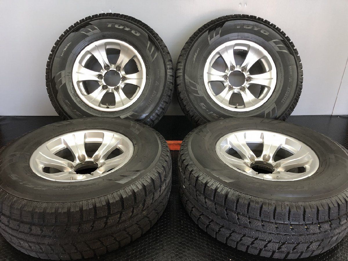 TOYO OBSERVE Gsi-5 275 70R16 スタッドレス 社外ホイール 16インチ 8J6HPCD139.7 2 バリ溝 ランクル80等 STB024
