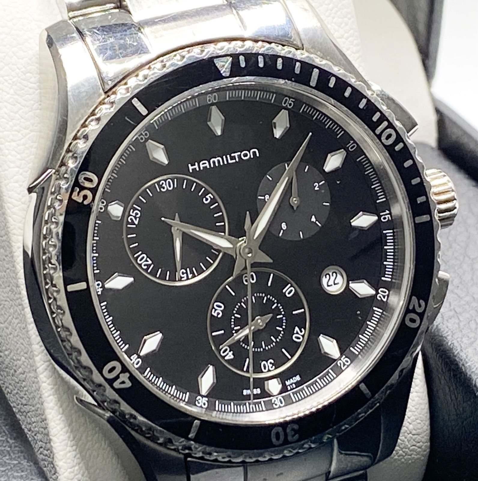 HAMILTON (ハミルトン) ジャズマスター クロノグラフ デイト H375120