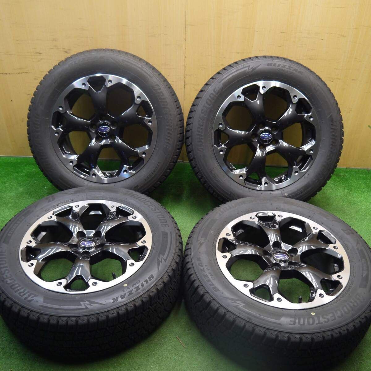 バリ溝！キレイ！9分☆スバル XV 純正 225/60R17 スタッドレス 