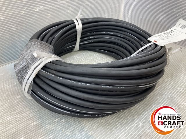 株 三ッ星 ゴムキャブタイヤケーブル SL-2CT TOUGH 3芯X2SQ 黒 品