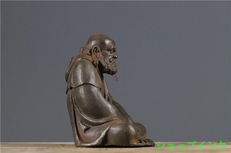 鉄器 鉄仏 菩提達磨祖師仏像 鎮宅辟邪 開運風水 招財 置物 工芸