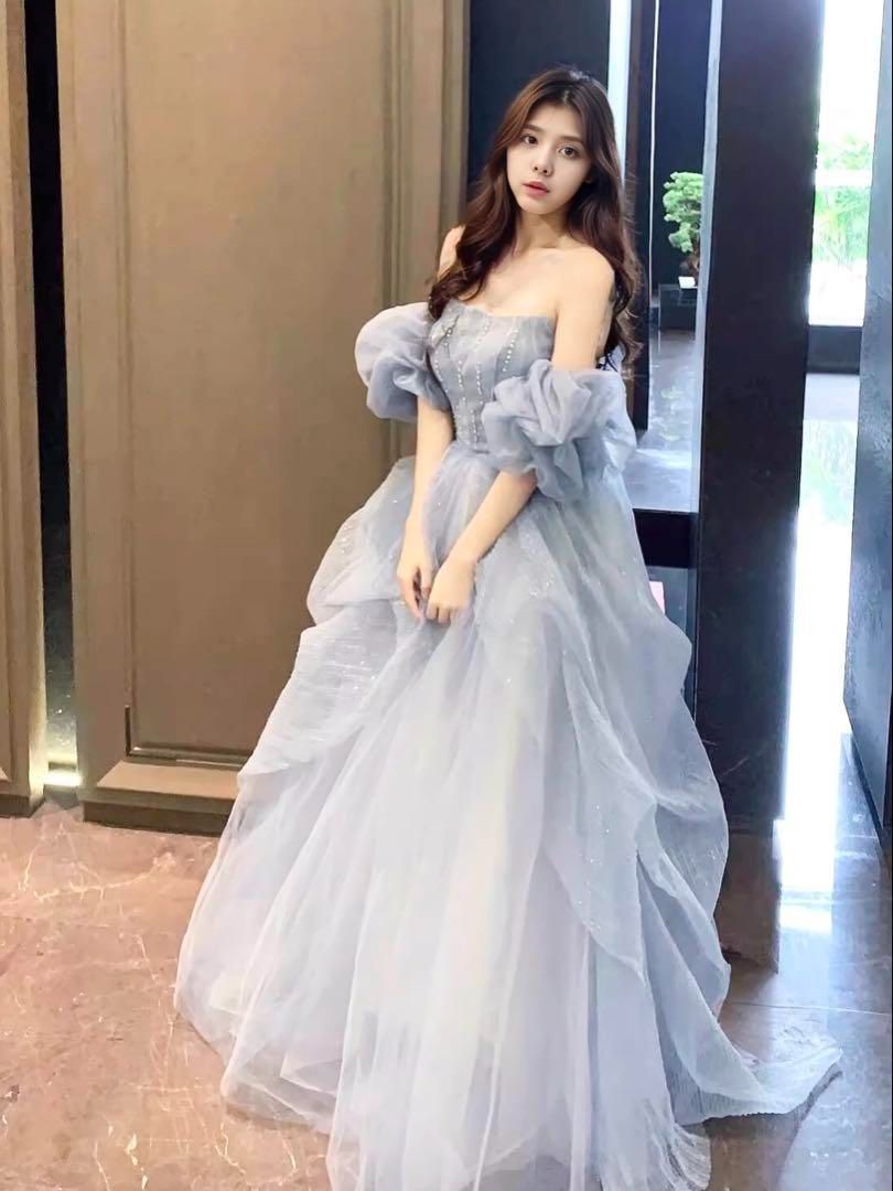 【大人気✨チュールカラードレス】結婚式の前撮り　お色直し　フォトウェディング 新品未使用 【大人気 チュールカラードレス】結婚式の前撮り お