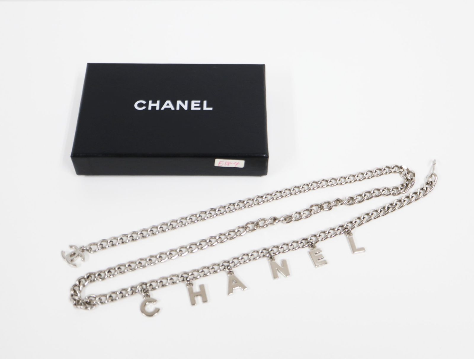 シャネル CHANEL チェーンベルト ココマーク ロゴ メタル シルバー GP 
