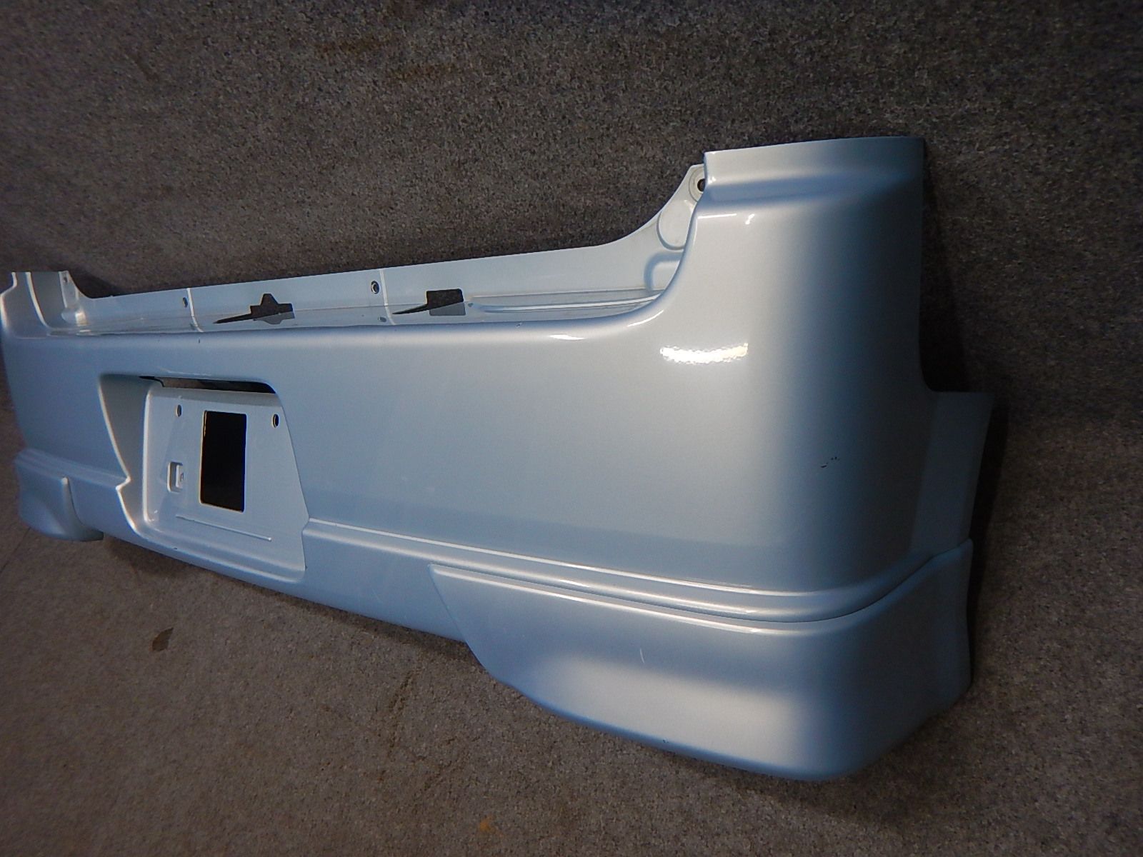 スズキ エブリィワゴン DA64W リアバンパー スポイラー付 71811-68H61 アクアマリンブルーオパールメタリック 水色 ZCT 101974