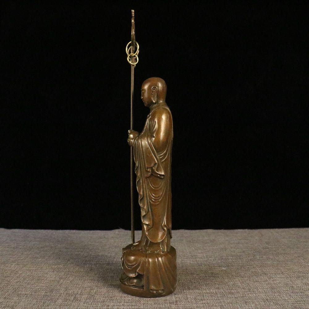 銅製 蔵仏 尊者 仏教美術 置物 装飾品 工芸品 美術品 仏教美術 仏像 地蔵王仏像 銅製 銅器 工芸品 美術品 置物 - メルカリ