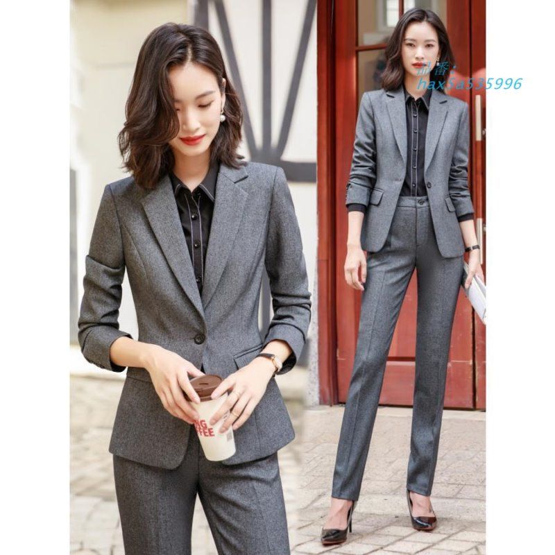 スーツセット レディース パンツセット スカートセット 20代30代40代 事務服 通勤 入学式 ビジネス フォーマル 制服OL 細身シルエット 卒業式 hax5a535996