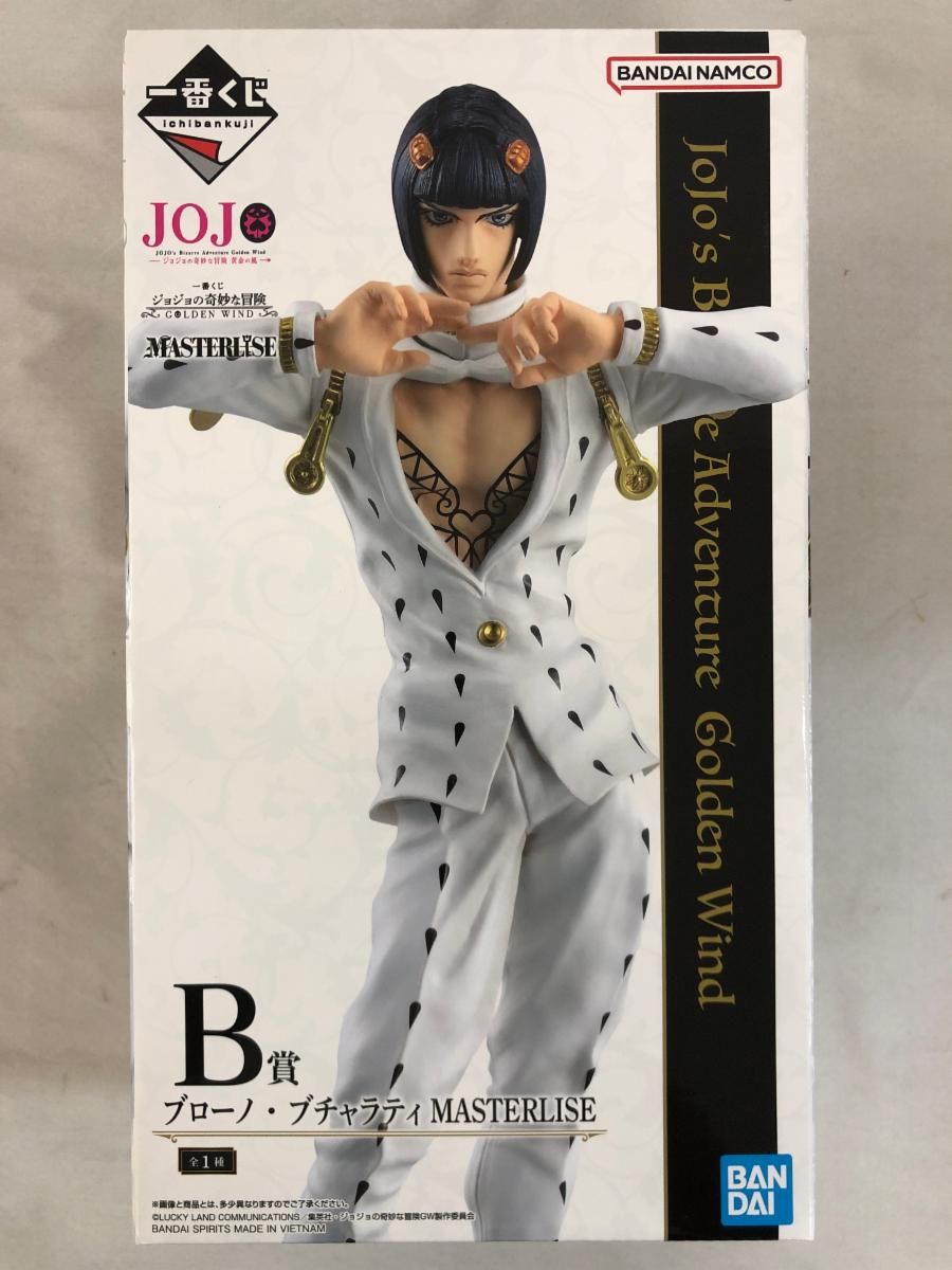 【未開封】ブローノ・ブチャラティ 「一番くじ ジョジョの奇妙な冒険 GOLDEN WIND」 MASTERLISE B賞 未開封】ブローノ・ブチャラティ 「一番くじ ジョジョの奇妙な