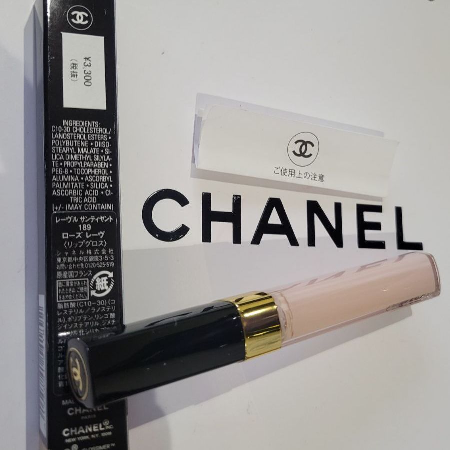 CHANEL☆リップグロス レーヴル サンティヤント 189 ローズ レーヴ