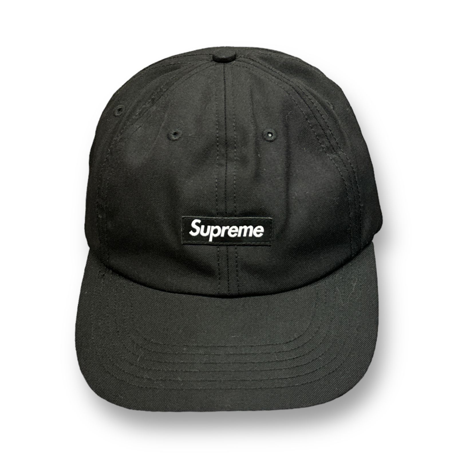 米国製　Supreme コーデュラ スモールボックス 6パネル ブラック Supreme 'Cordura Small Box 6-Panel'6パネル キャップ Cap
