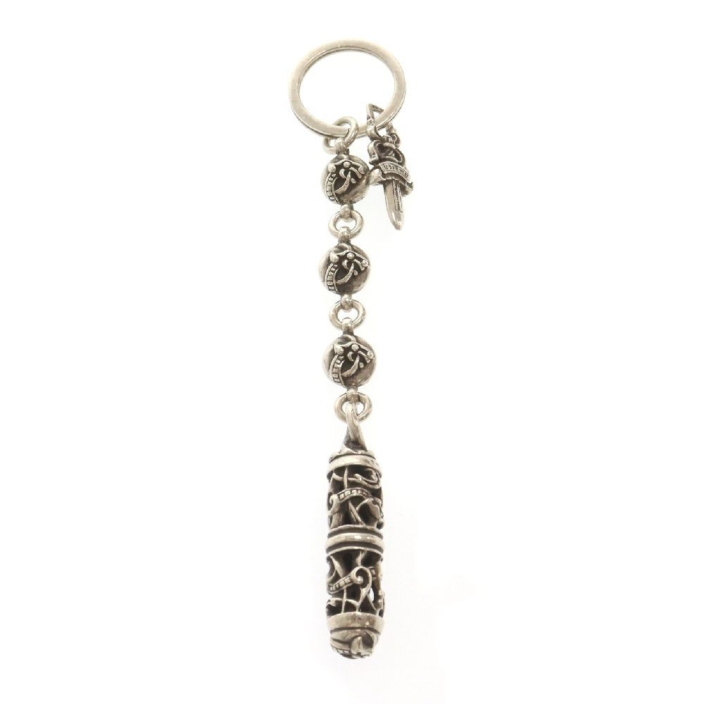 CHROME HEARTS (クロムハーツ) CELTIC ROLLER DAGGER ケルティックローラー ダガー キーチェーン キーリング キーホルダー シルバー