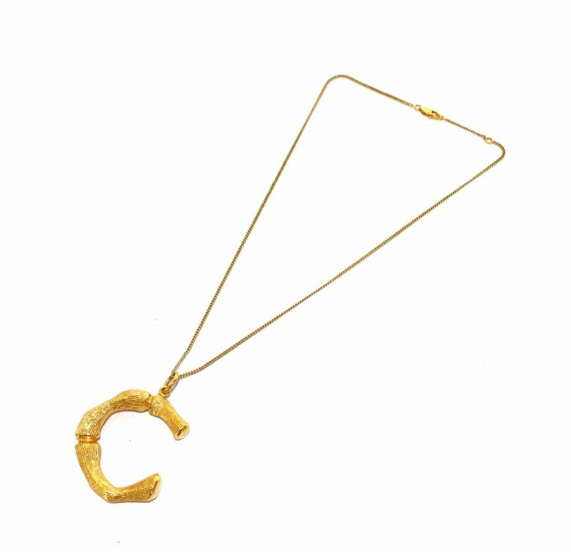 セリーヌ CELINE フィービー期 ファイロ イニシャル C ネックレス