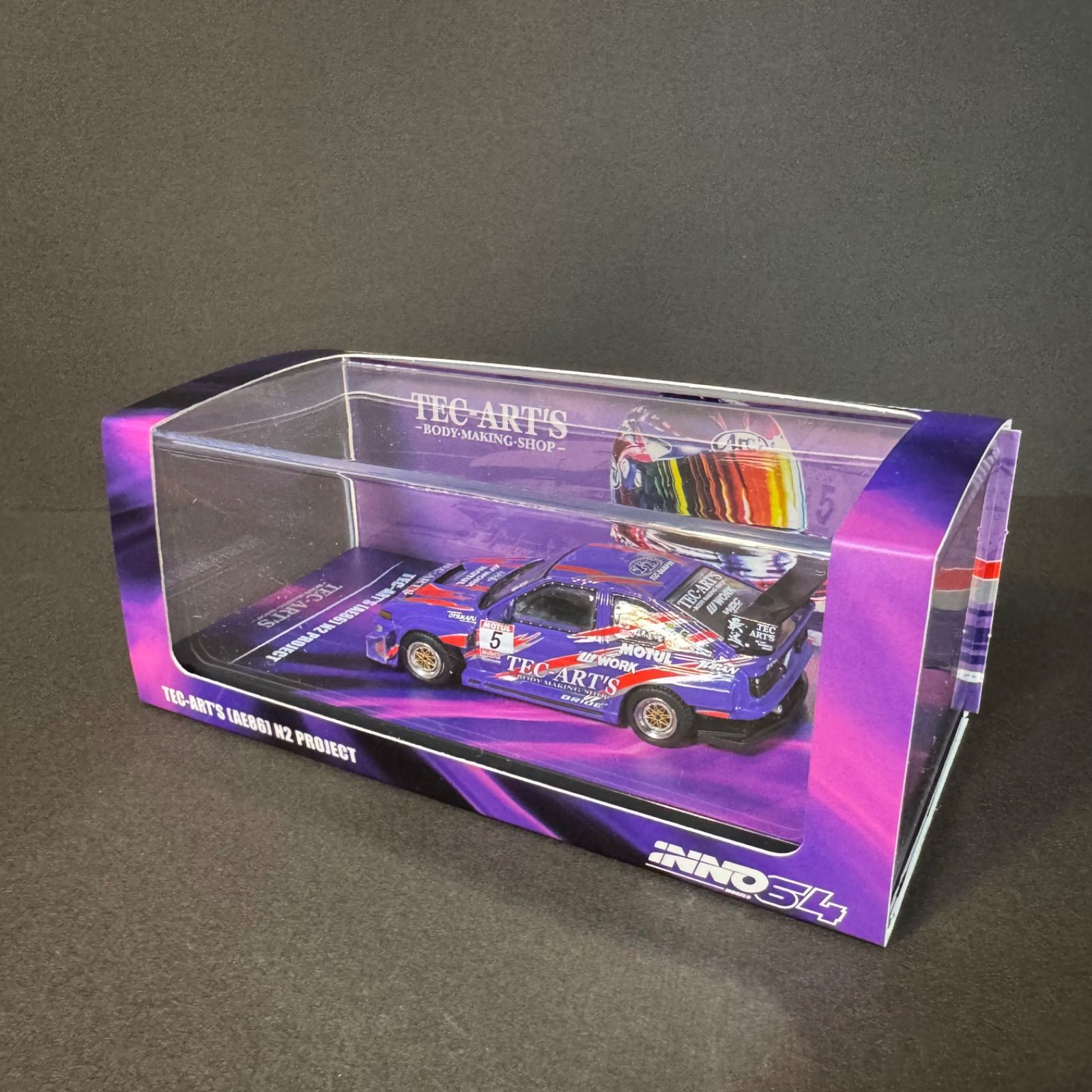 INNO 1/64 テックアート トヨタ スプリンター トレノ AE86 N2PROJECT 