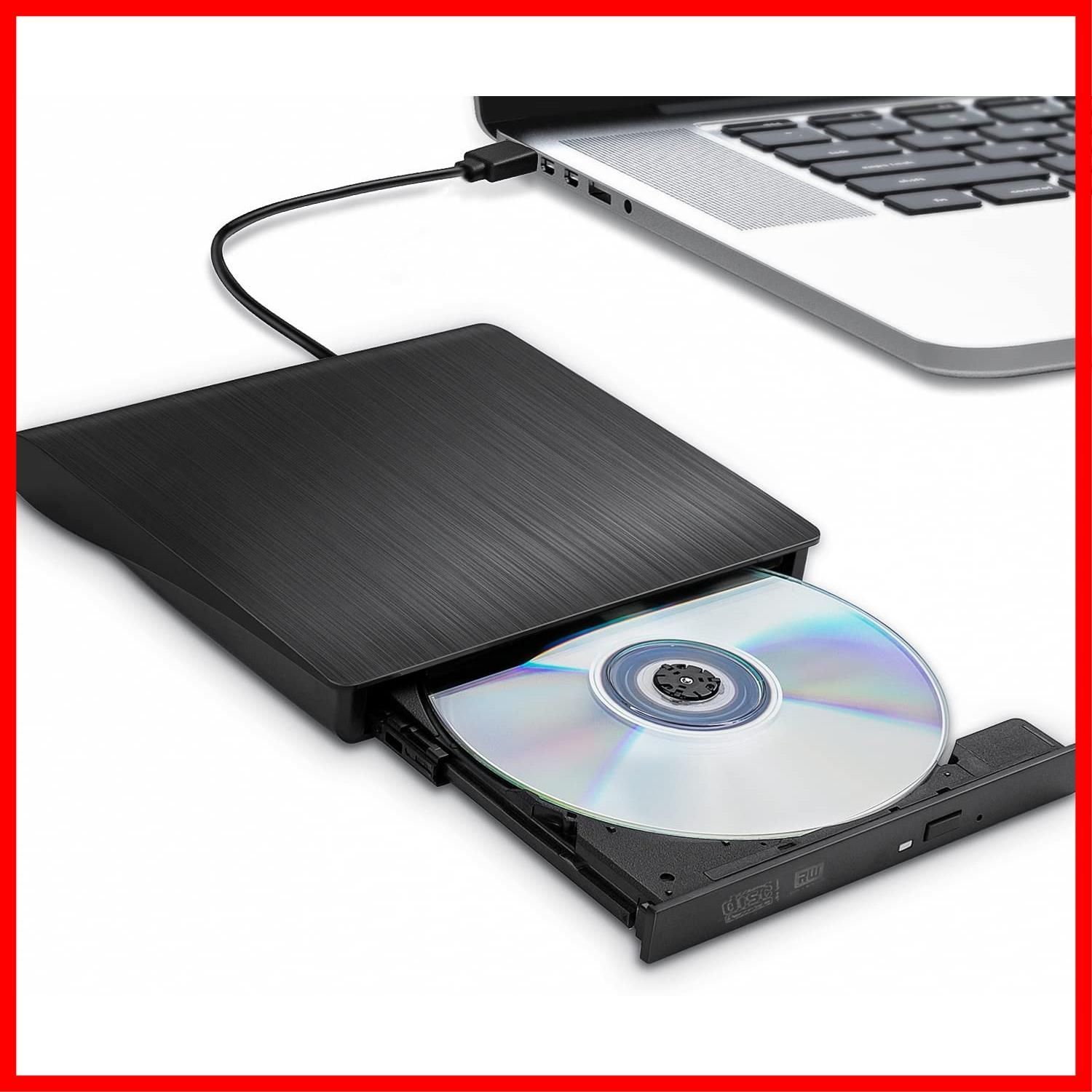 DVDドライブ Slim Portable Optical Drive - PC/タブレット