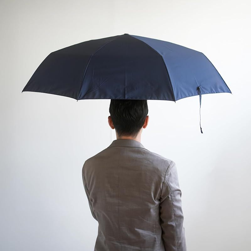 小宮商店 ミラトーレ 60 大きい 折りたたみ傘 メンズ レディース ワンタッチ 丈夫なグラスファイバー 風に強い 耐強風 超撥水 高撥水生地 UVカット 安全式 自動開閉 ブラック 0 NEXPOTALLINN_EU