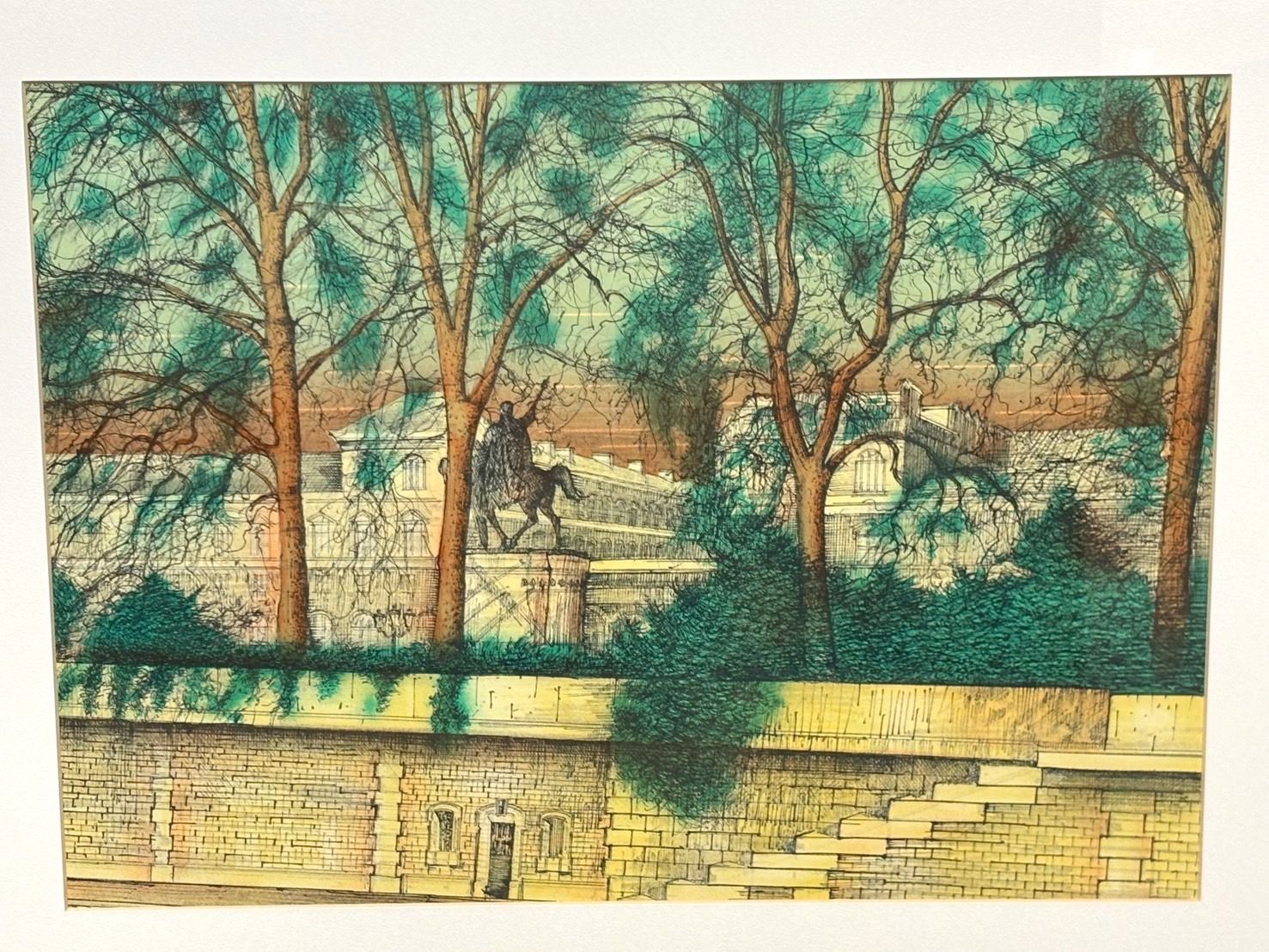 ジャンカルズー リトグラフ 帆船 ジャン・カルズー｜カルズー