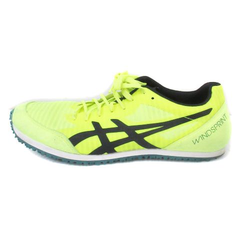 アシックス asics ウインドスプリント2 WINDSPRINT2 陸上トレーニングシューズ ランニングシューズ 7.5 25.5cm 黄色 黒  イエロー ブラック /FF3 - メルカリ