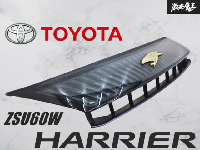 ハリアーZSU60W前期フロントバンパーラジエーターグリル53114-48030 割れ無し!!】 TOYOTA トヨタ 純正 ZSU60W 60 ハリアー 前期