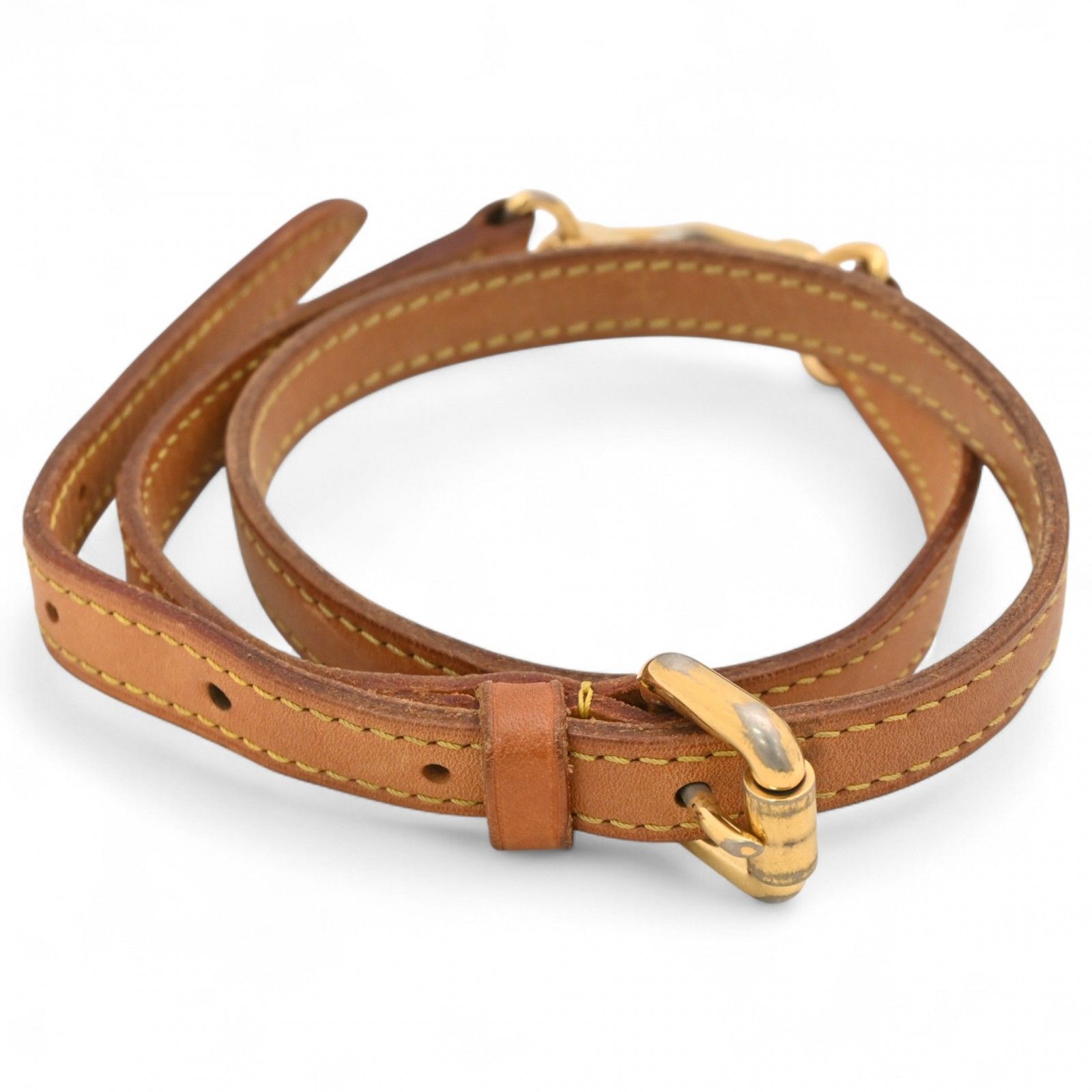 LOUIS VUITTON】ショルダーストラップ ヌメ革 キーポル用 ルイヴィトン