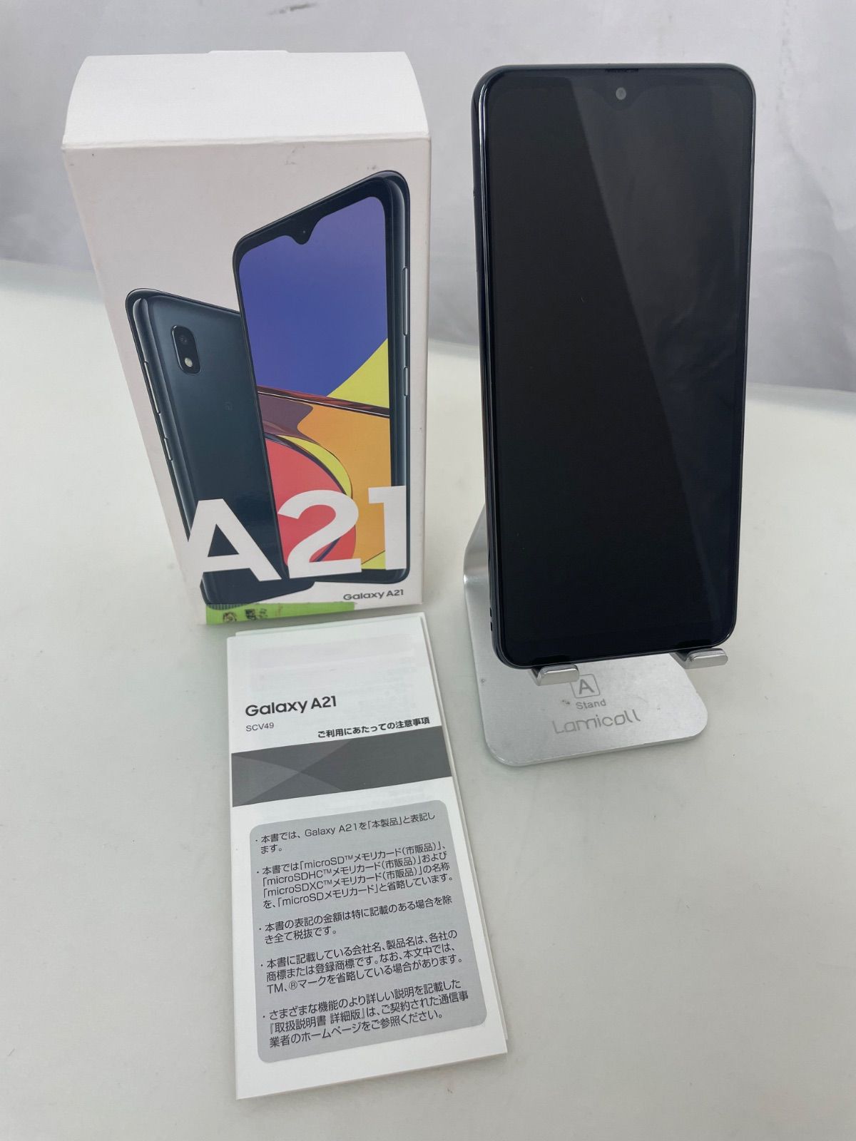 Samsung Galaxy A21 SCV49 SIMフリー Galaxy A21 SCV49 ブラック SIMフリー