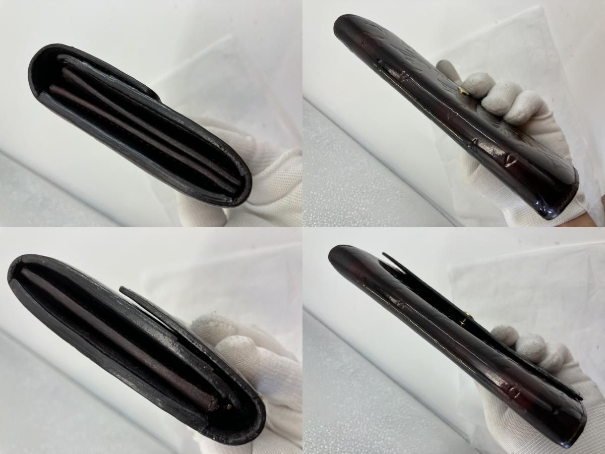 LOUIS VUITTON ヴェルニ ポルトフォイユ・サラ レイユール M91715 長