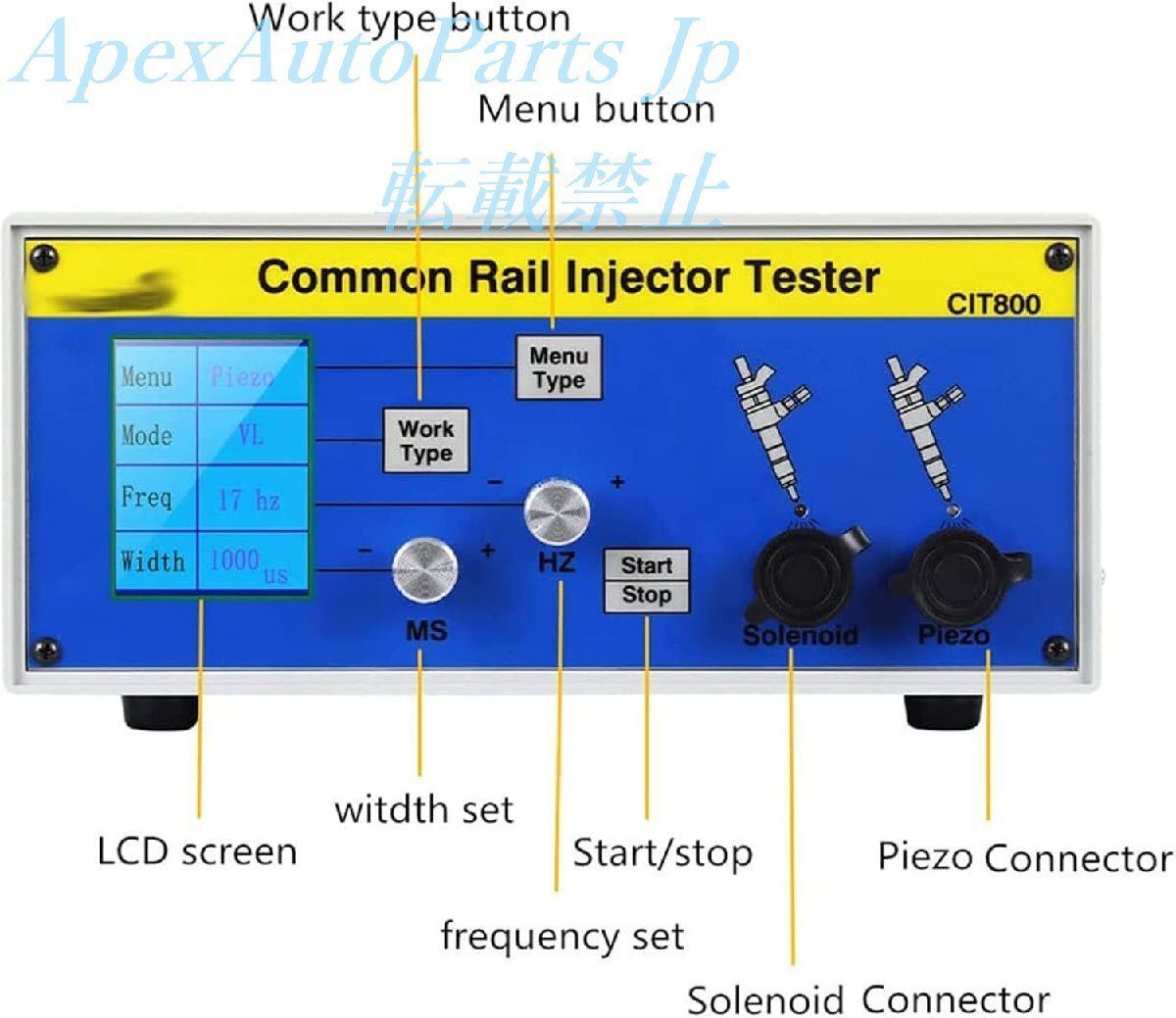 ディーゼルインジェクターテスター圧縮キット
