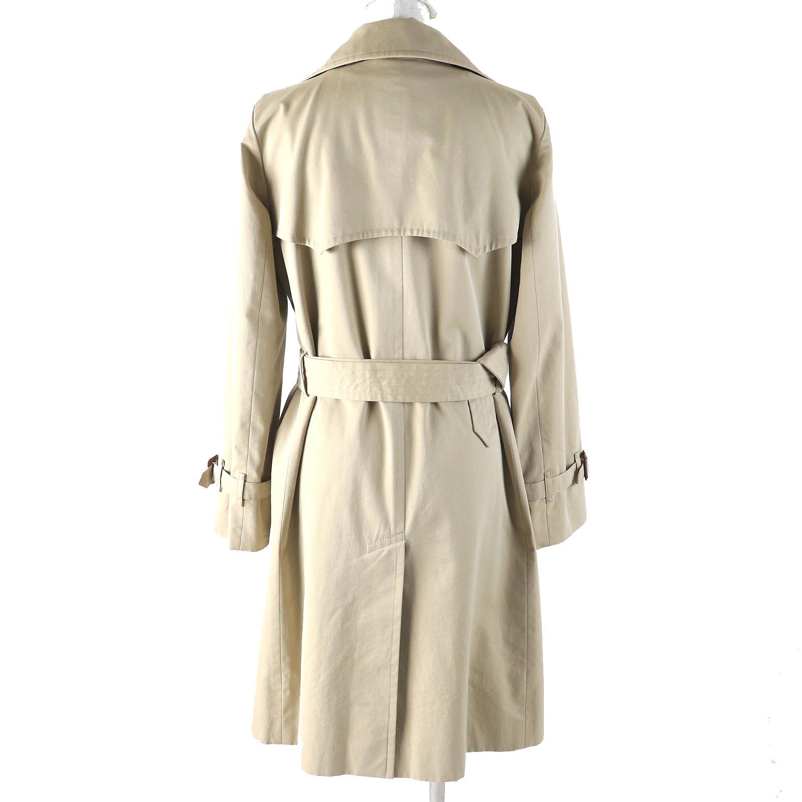 極美品バーバリー トレンチコート ノバチェック柄 ベルト付 Lサイズ