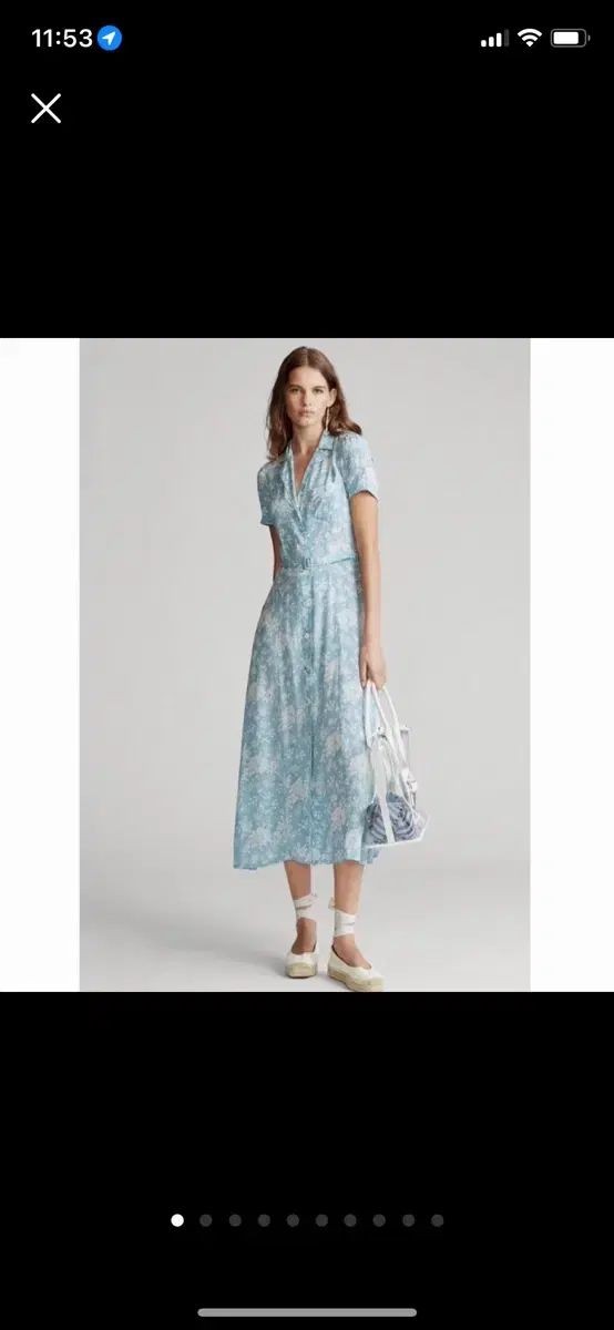 ポロラルフローレン フローラル ロングワンピース